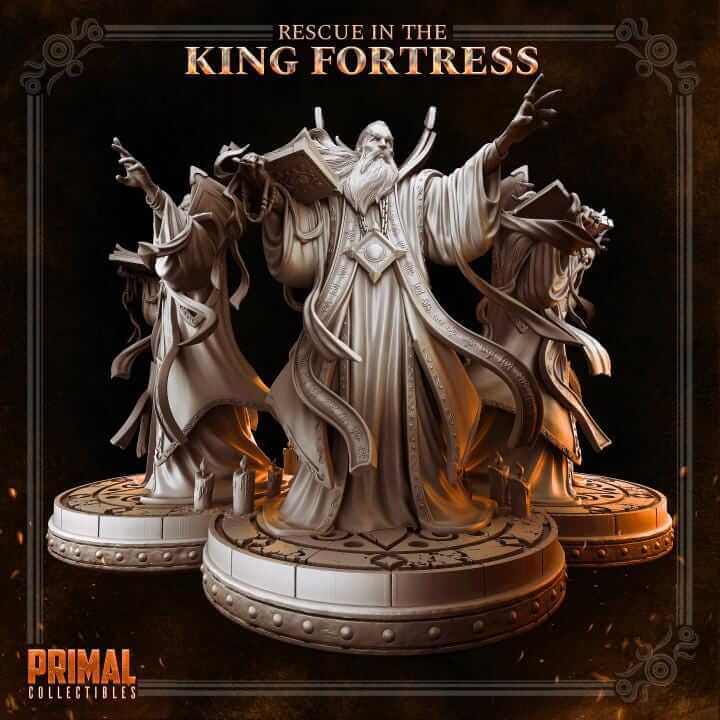 Zahir the Guide Wizard - Masters of Dungeons 3D Printed Resin RPG/Tabletop/Boardgames Miniature Primal Collectibles