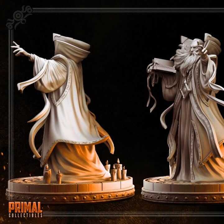 Zahir the Guide Wizard - Masters of Dungeons 3D Printed Resin RPG/Tabletop/Boardgames Miniature Primal Collectibles