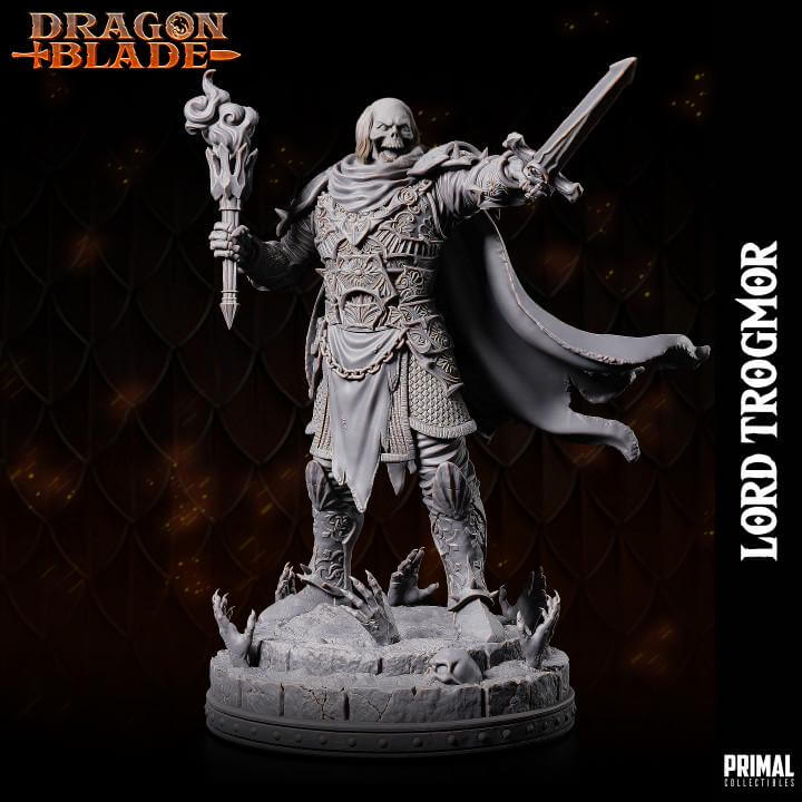 Boss Lord Trogmor Death Knight- Dragonblade - Masters of Dungeon Quest