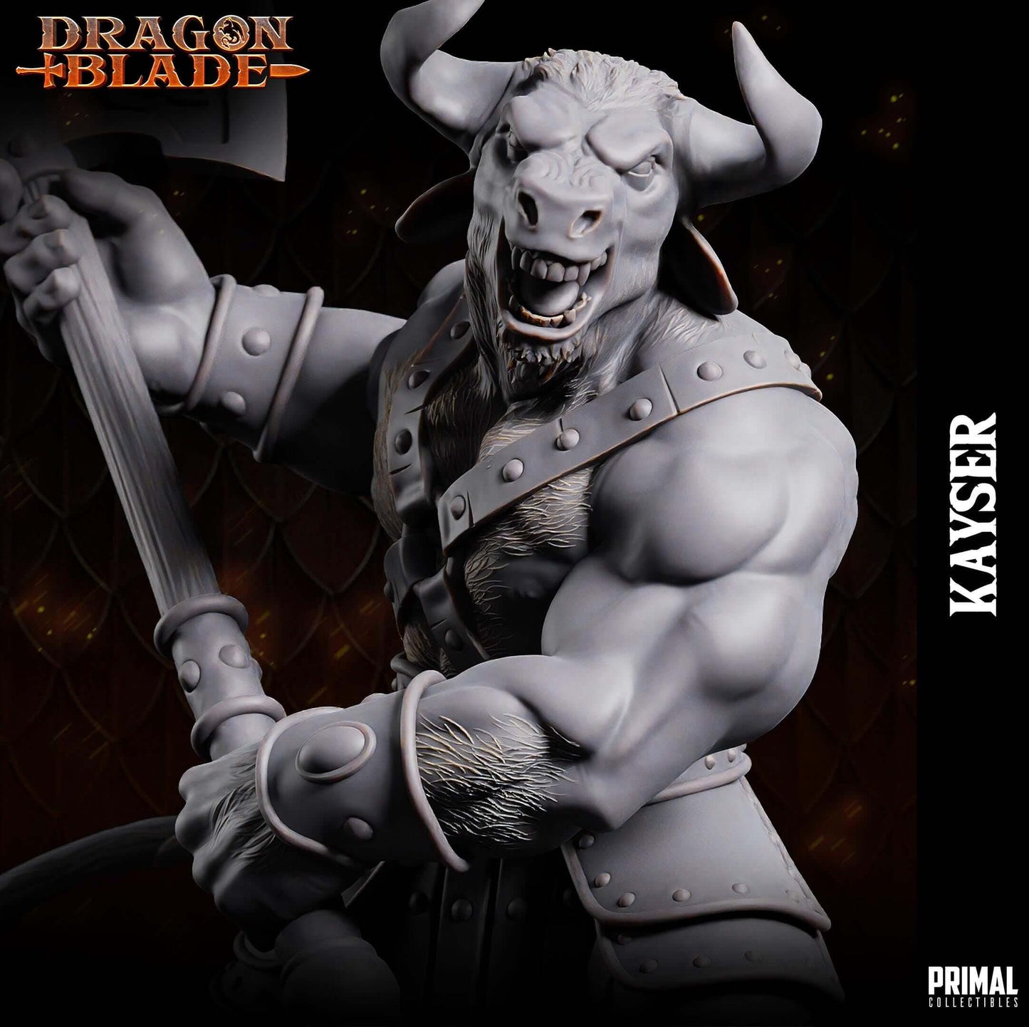 Kayser Minotaur Dragonblade - Masters of Dungeon Quest