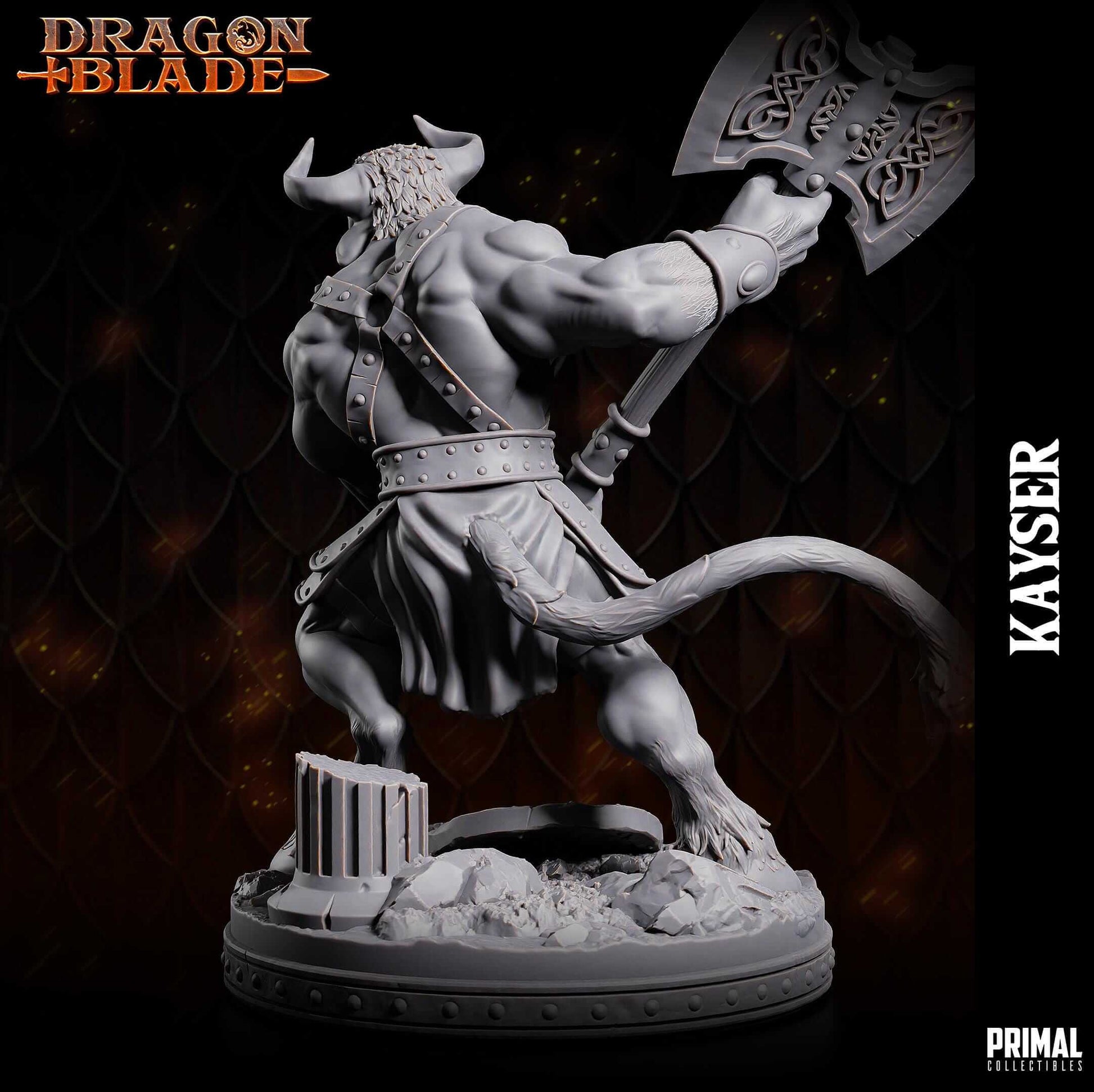 Kayser Minotaur Dragonblade - Masters of Dungeon Quest