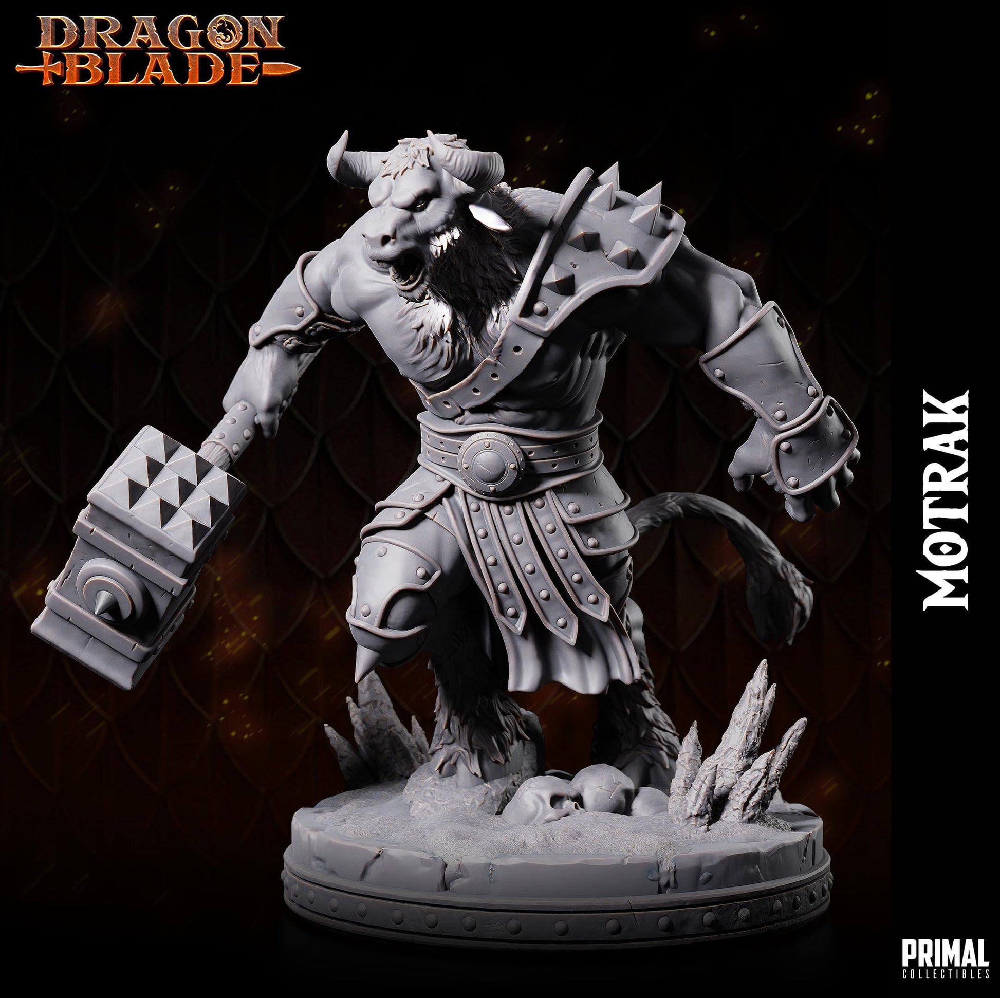 Motrak Minotaur Dragonblade - Masters of Dungeon Quest