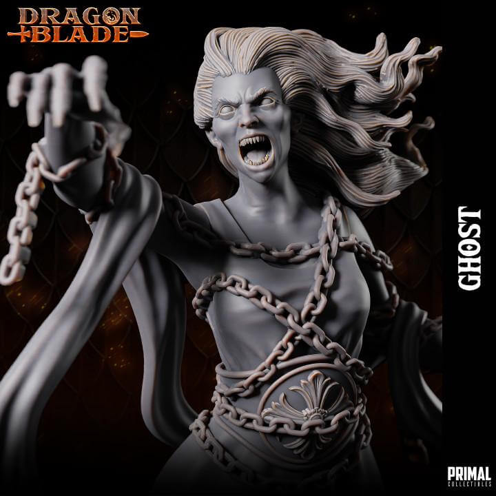 Ghost "B" Dragonblade - Masters of Dungeon Quest