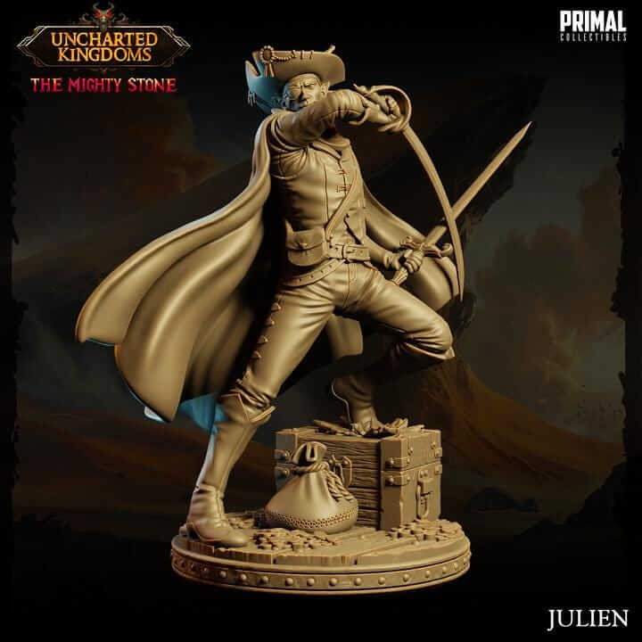 Julien Mercenary - Uncharted Kingdoms 3D Printed Resin RPG/Tabletop/Boardgames Miniature Primal Collectibles