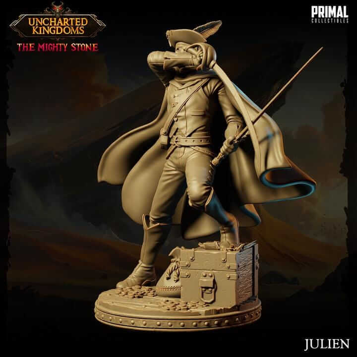Julien Mercenary - Uncharted Kingdoms 3D Printed Resin RPG/Tabletop/Boardgames Miniature Primal Collectibles