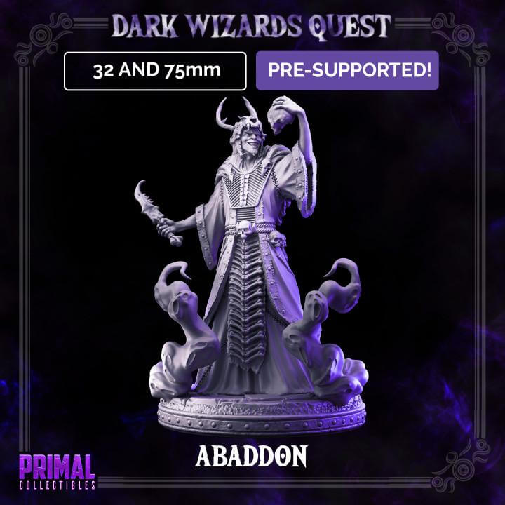 Abaddon Necromancer - Dark Wizards - Masters of Dungeon Quest