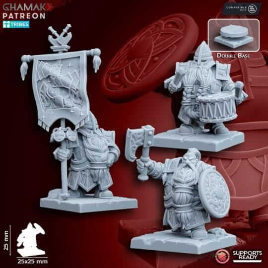 Dwarf Steel Breakers - Miniatures by Ghamak