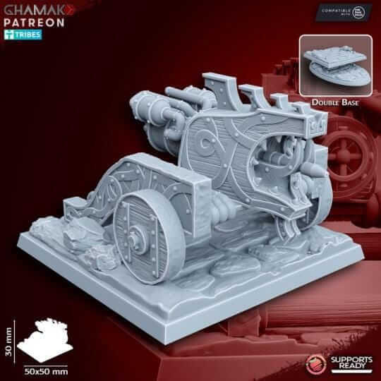 Dwarven Flame thrower - Miniatures by Ghamak