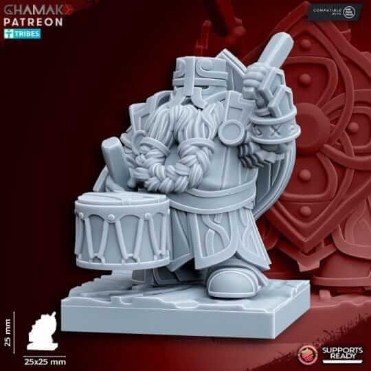 Dwarf Forge Guard - Miniatures by Ghamak