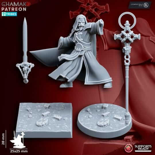 Empire Wizards - Miniatures by Ghamak