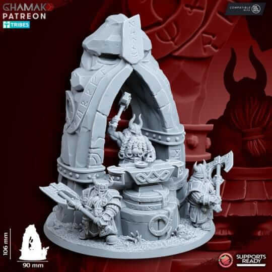 Anvil of the Forge God Doom Anvil Proxy- Miniatures by Ghamak