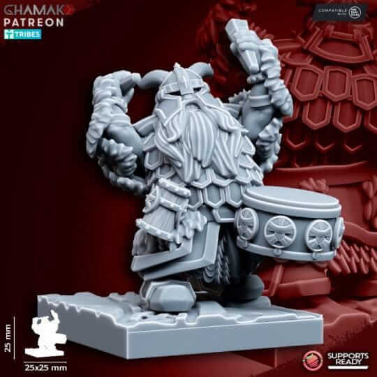 Dwarf Clan Thanes - Miniatures by Ghamak