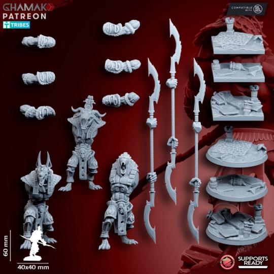 Nomarch Guardians - Kings of the Lost Tombs - Miniatures by Ghamak