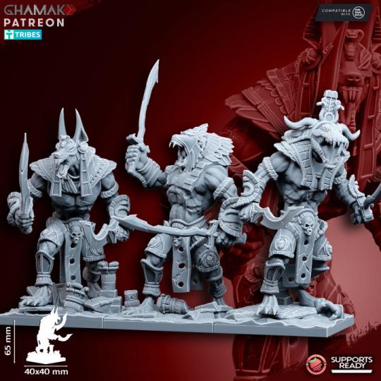 Nomarch Guardians - Kings of the Lost Tombs - Miniatures by Ghamak