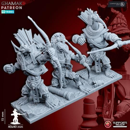 Nomarch Guardians - Kings of the Lost Tombs - Miniatures by Ghamak