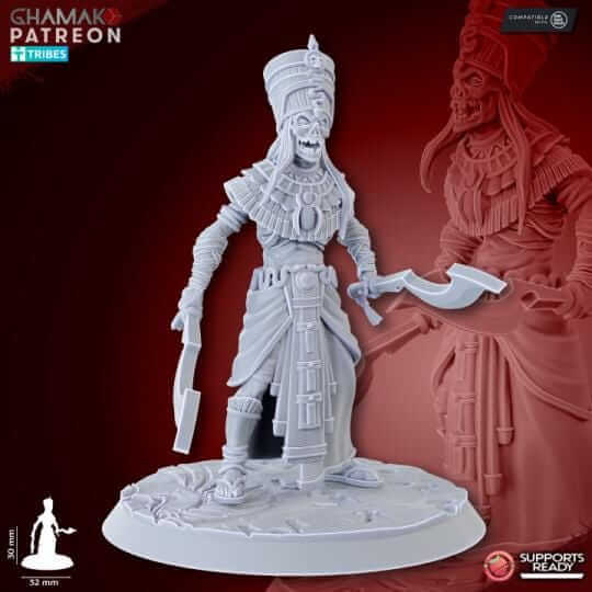 God Prince - Mummy Lord - Kings of the Lost Tombs - Miniatures by Ghamak