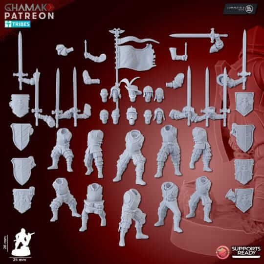 Empire Infantrymen - Miniatures by Ghamak
