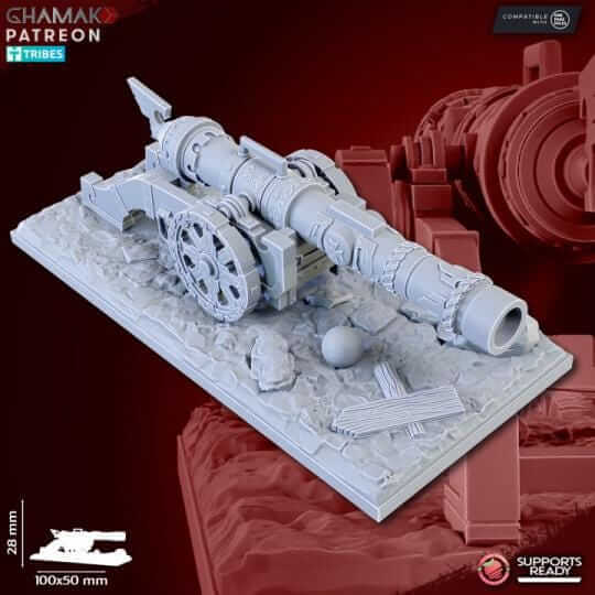 Empire Cannon - Miniatures by Ghamak