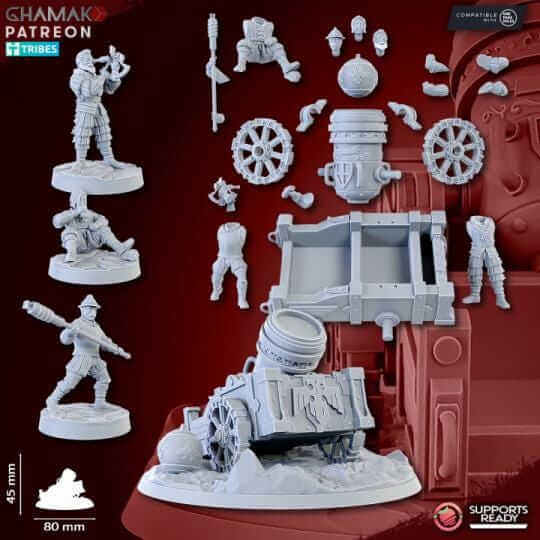 Empire Mortar - Miniatures by Ghamak