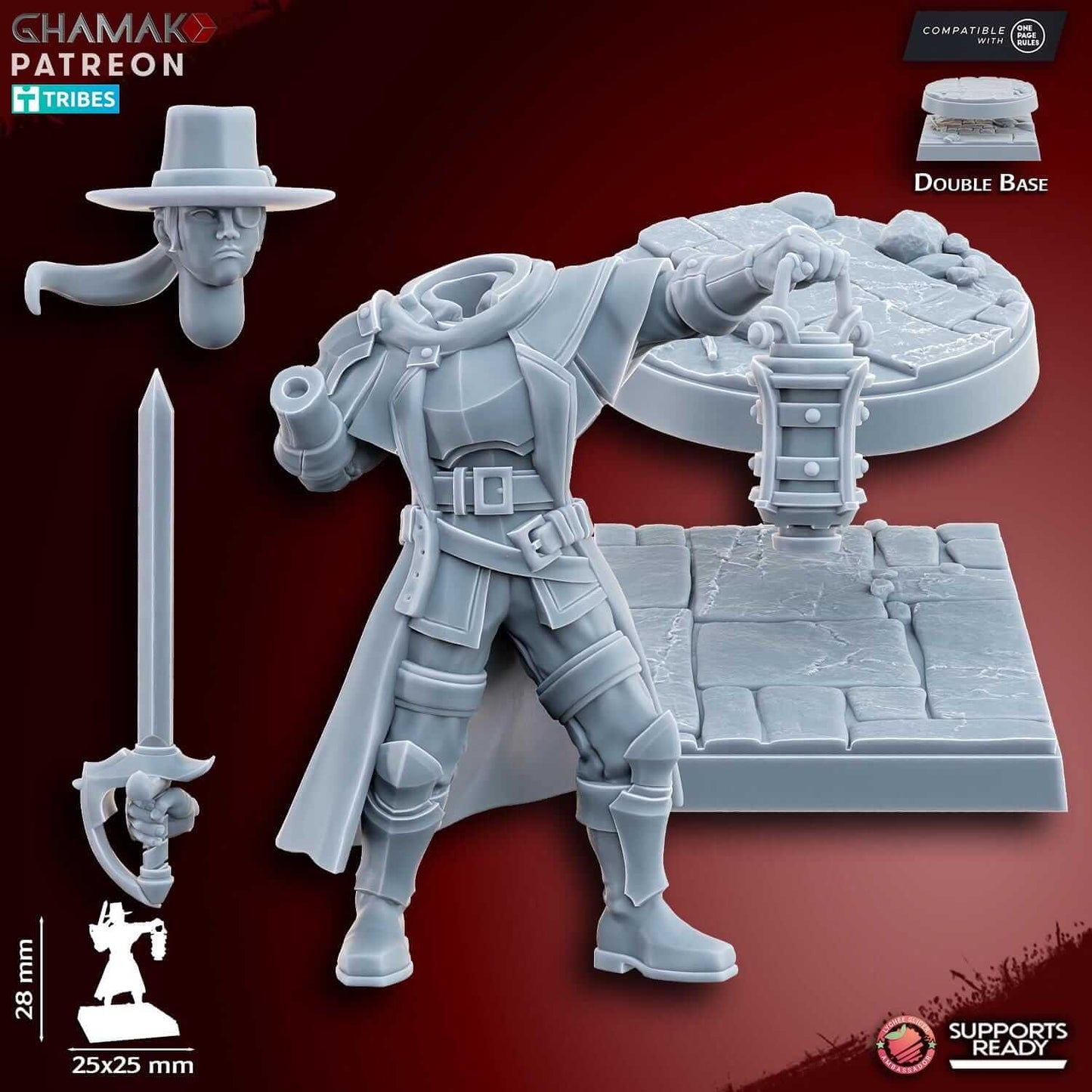 Empire heroes and Witch Hunters - Miniatures by Ghamak