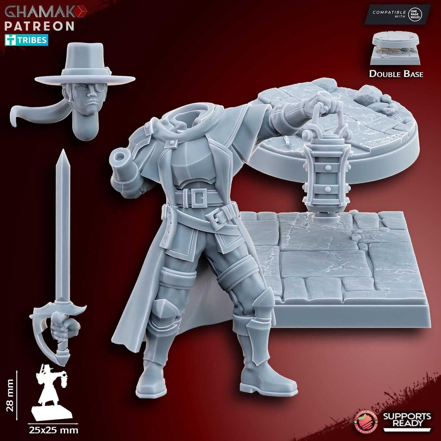 Empire heroes and Witch Hunters - Miniatures by Ghamak