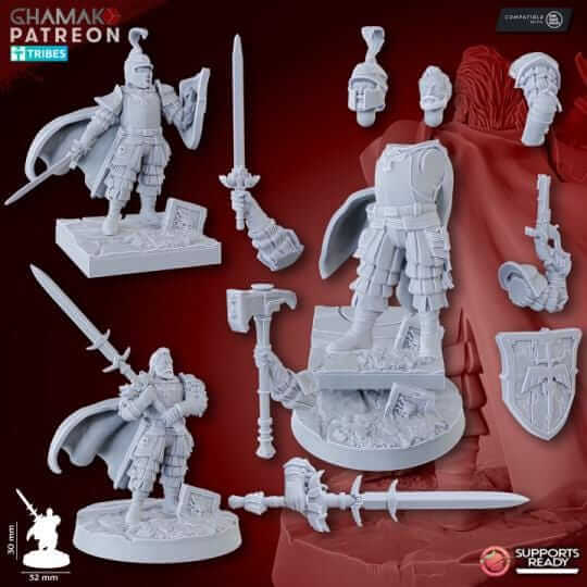Empire heroes and Witch Hunters - Miniatures by Ghamak