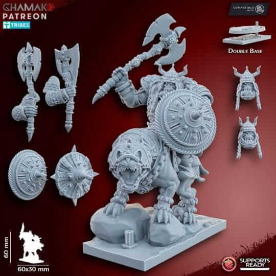 Orc Warlords - Miniatures by Ghamak