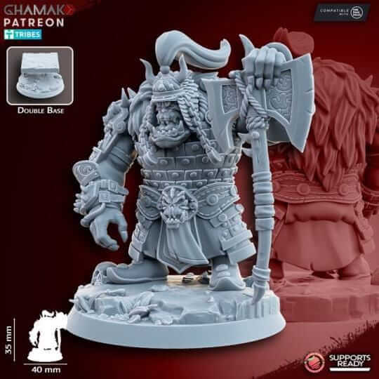 Orc Warlords - Miniatures by Ghamak