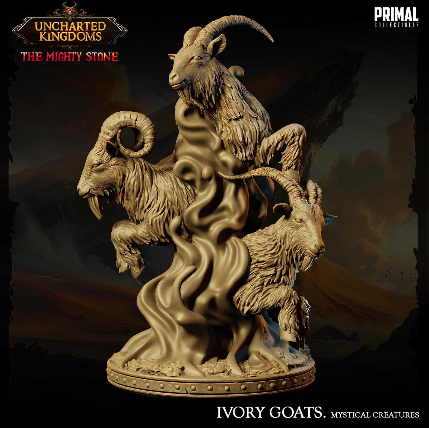 Mystical Animals - Ivory Goats Uncharted Kingdoms