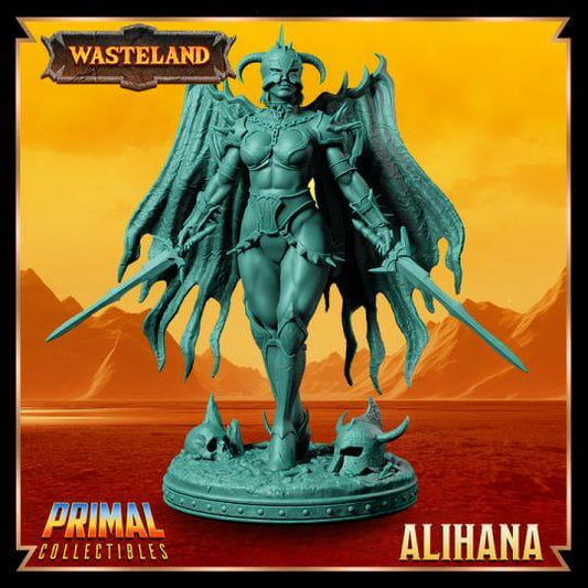 Alihana -Warrior Wasteland 3D Printed Resin RPG/Tabletop/Boardgames Miniature Primal Collectibles