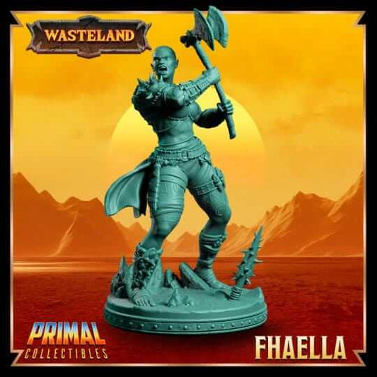 Mul Wild - Fhaella Wasteland 3D Printed Resin RPG/Tabletop/Boardgames Miniature Primal Collectibles