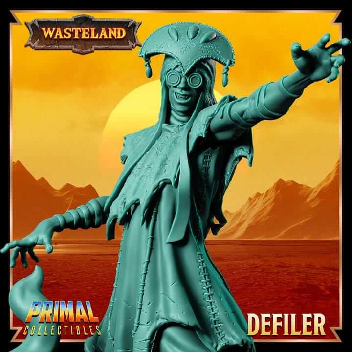 Defiler - Wasteland 3D Printed Resin RPG/Tabletop/Boardgames Miniature Primal Collectibles