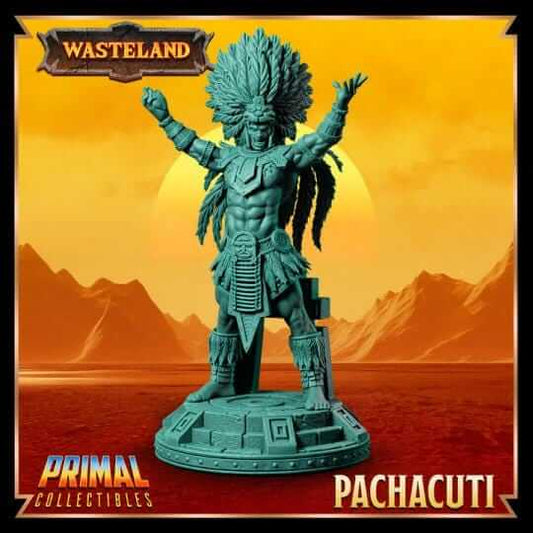 Sorcerer King - Pachacuti - Wasteland 3D Printed Resin RPG/Tabletop/Boardgames Miniature Primal Collectibles