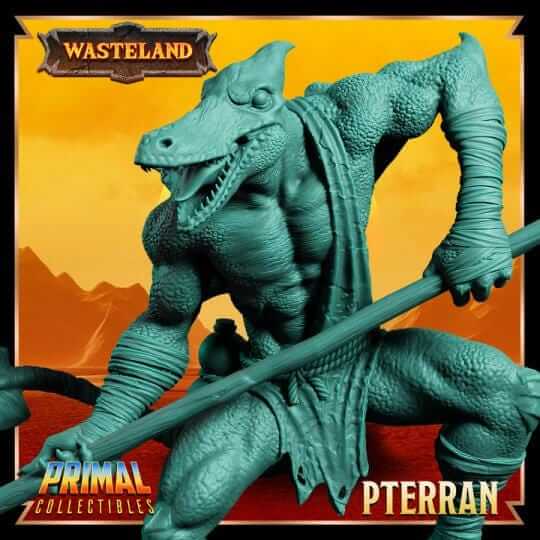 Pterran Wasteland 3D Printed Resin RPG/Tabletop/Boardgames Miniature Primal Collectibles