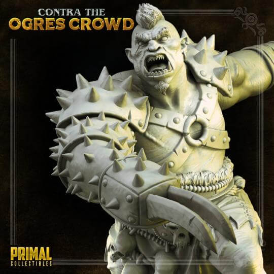 Thurok Ogre Chieftain - Contra the Ogres Crowd - Masters of Dungeons - Primal Collectibles