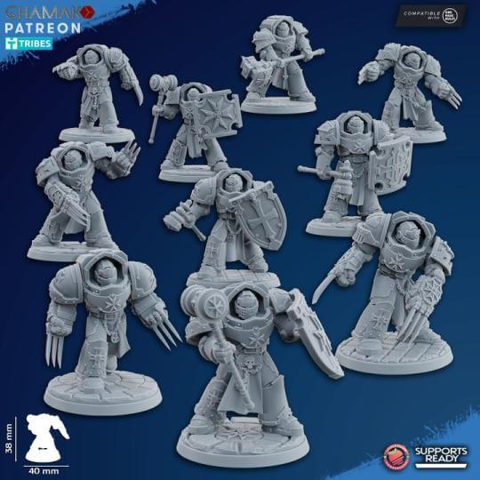 Temple Assault Exterminators Ghamak Miniatures