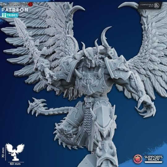 Demonic Possessed Warlock - Grimdark Void Marine -Ghamak Miniatures