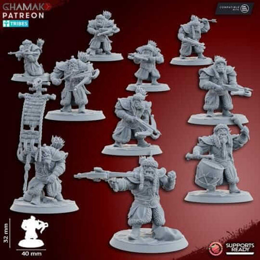 Orc Arbans with crossbow - Miniatures by Ghamak