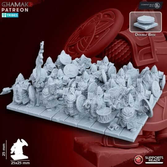 Dwarf Steel Breakers - Miniatures by Ghamak