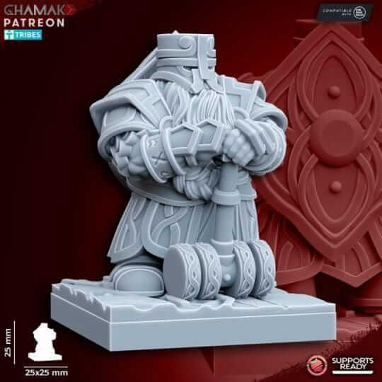 Dwarf Forge Guard - Miniatures by Ghamak