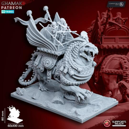 War Sphinx Kings of the lost Tomb - Miniatures by Ghamak