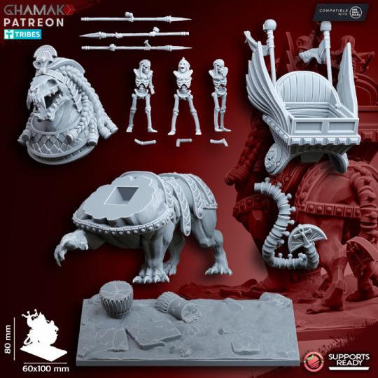War Sphinx Kings of the lost Tomb - Miniatures by Ghamak