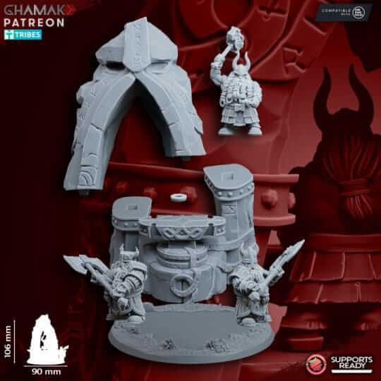 Anvil of the Forge God Doom Anvil Proxy- Miniatures by Ghamak