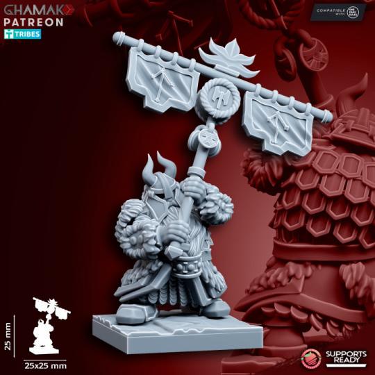 Dwarf Clan Thanes - Miniatures by Ghamak