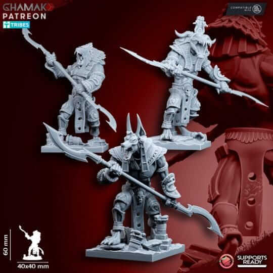 Nomarch Guardians - Kings of the Lost Tombs - Miniatures by Ghamak