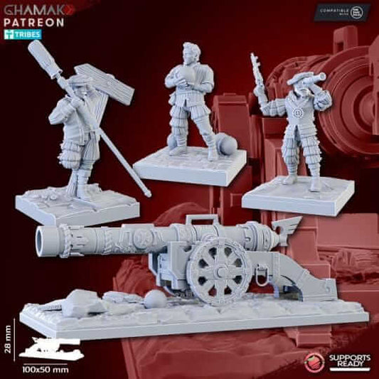 Empire Cannon - Miniatures by Ghamak