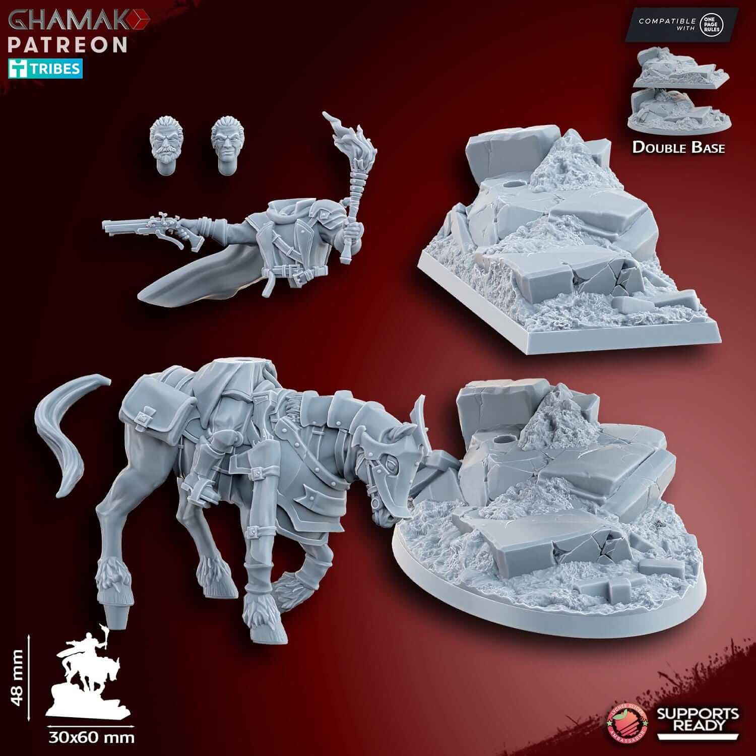 Empire heroes and Witch Hunters - Miniatures by Ghamak