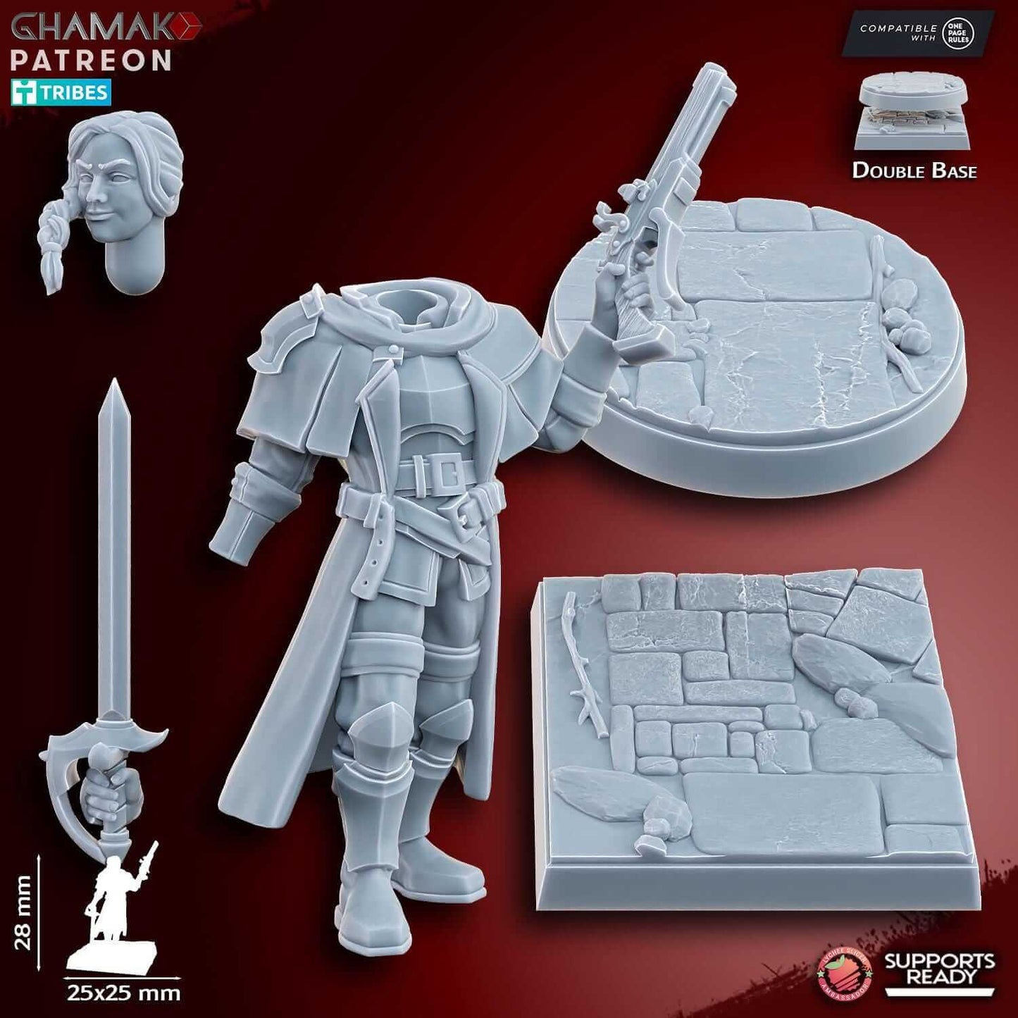Empire heroes and Witch Hunters - Miniatures by Ghamak