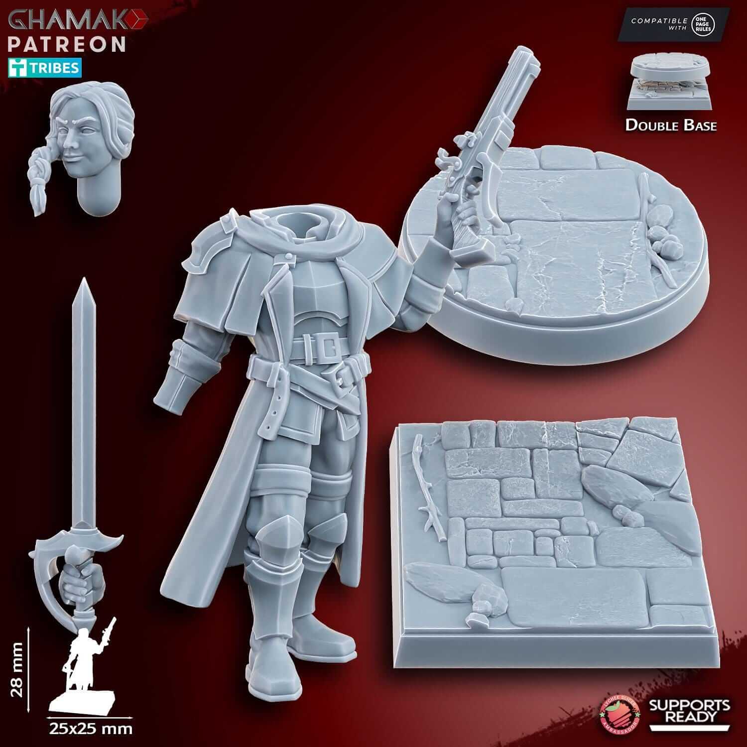 Empire heroes and Witch Hunters - Miniatures by Ghamak