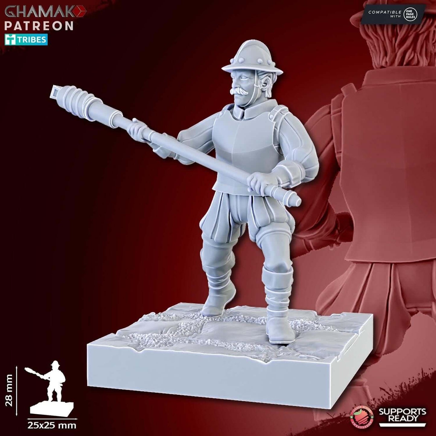 Empire Mortar - Miniatures by Ghamak